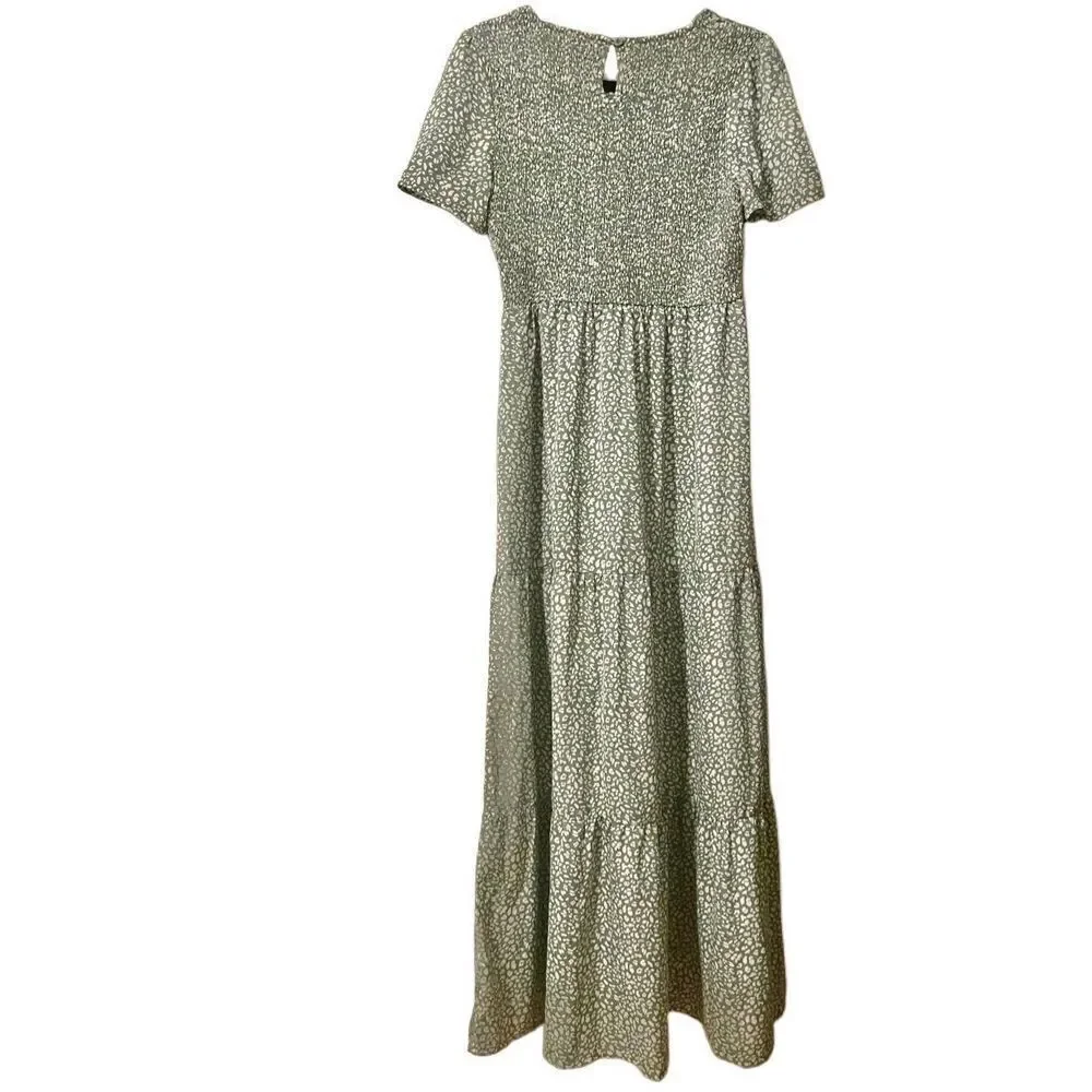 Spotted Floral Maxi Sz Small